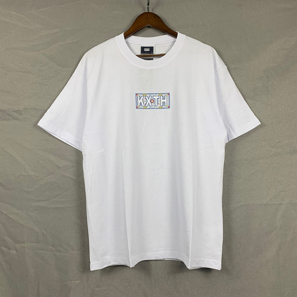 Kith T-Shirt Kith KITH Moroccan Tile Box Tee The Blue One