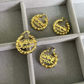 Earrings Threaded Custom Word Earrings Alphabet Pieces St. Valentine's