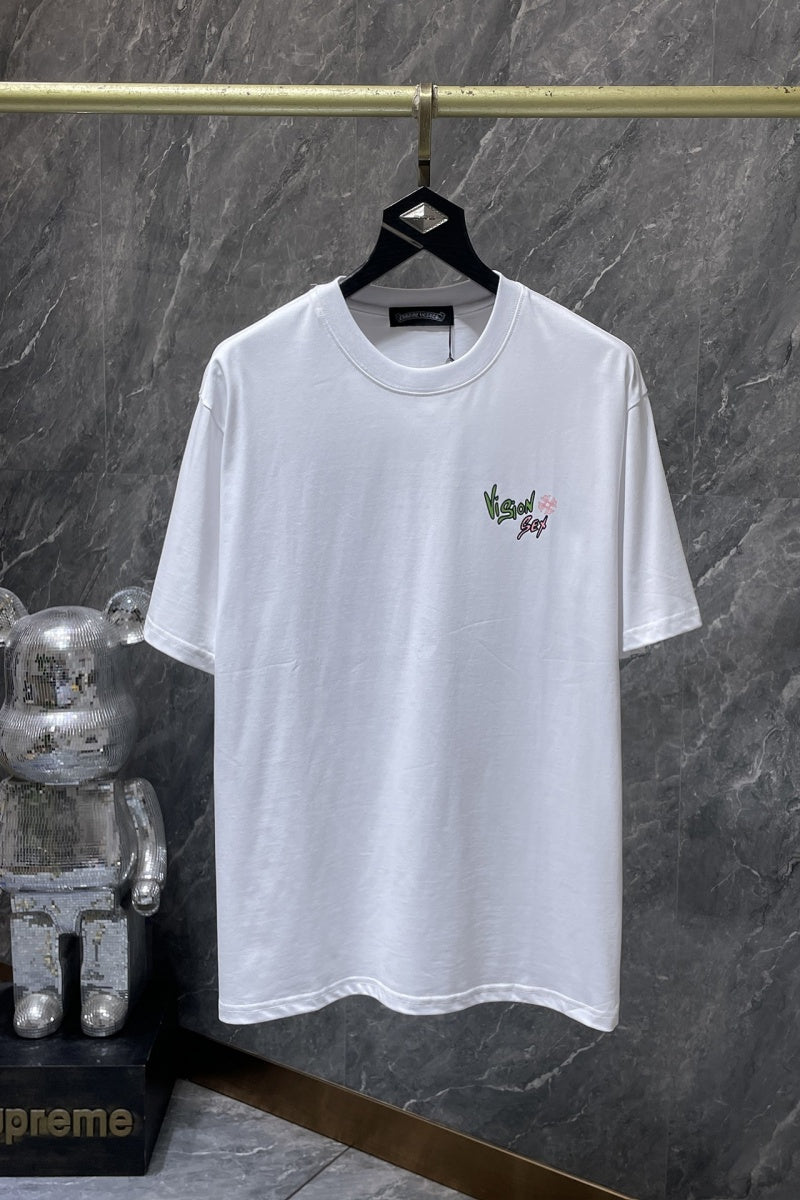 Chrome heart T shirts High-quality 100% cotton streetwear