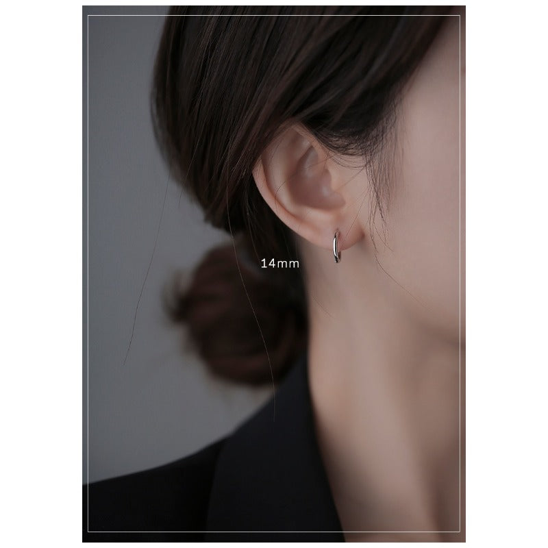 Ear hole earrings Women's bone rings Earrings Ear buckles Advanced sense