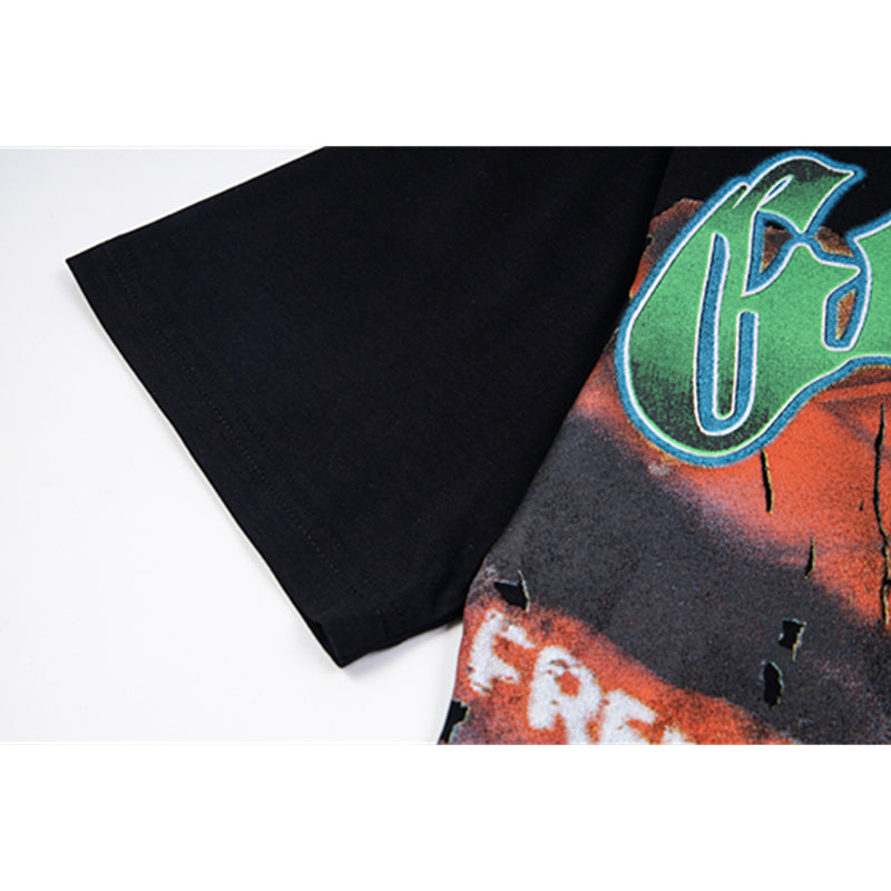 Godspeed T-Shirt Retro Fantasy Pattern