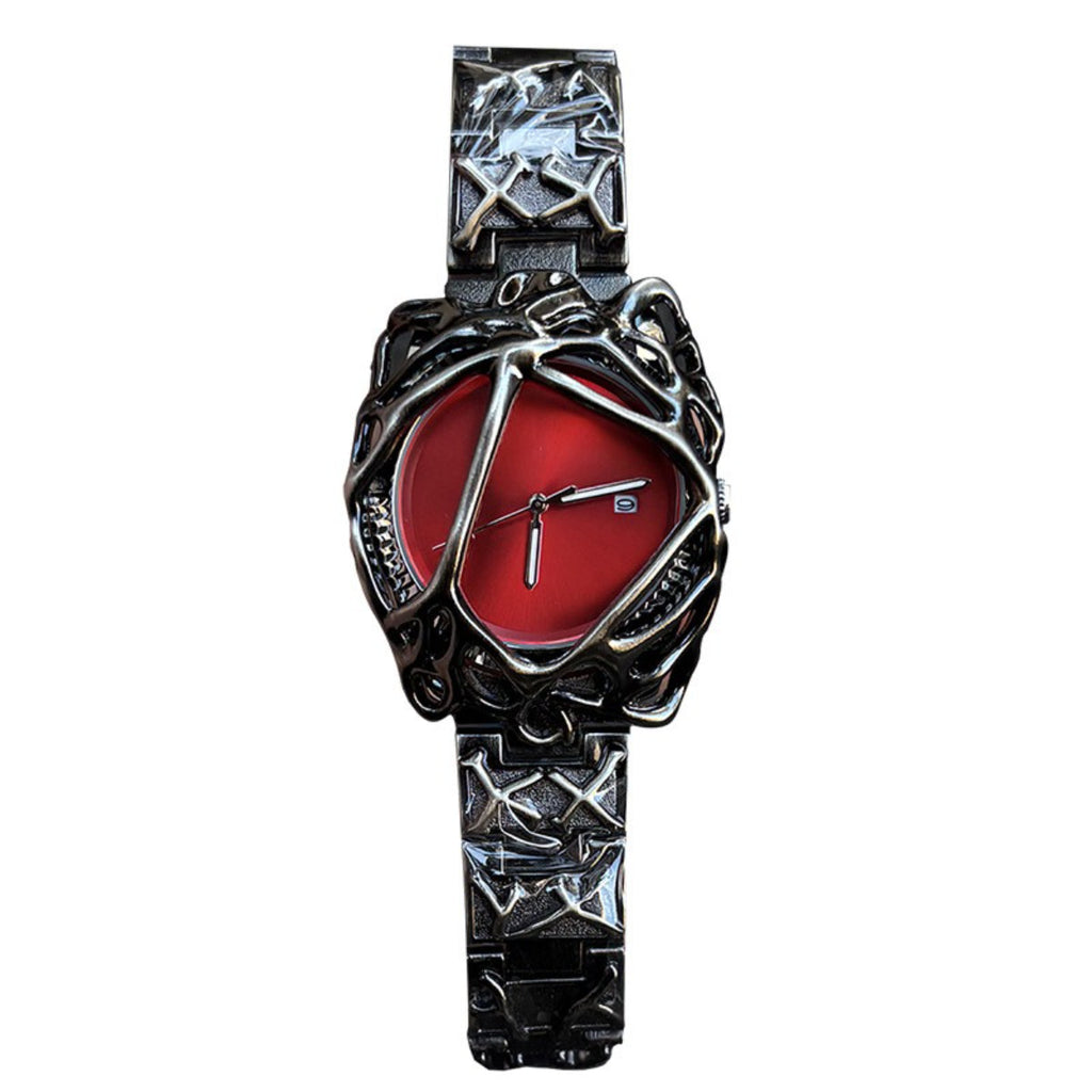 Men's watches y2k men's cobweb alabaster waterproof