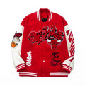 American-style baseball jacket Boys' Retro Embroidered Bomber Jacket (Curry Style) ¨C New 2025 Spring/Autumn Collection