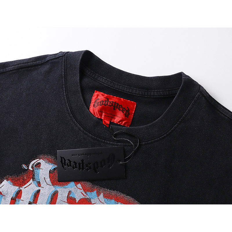 Godspeed T-Shirt Retro Fantasy Pattern