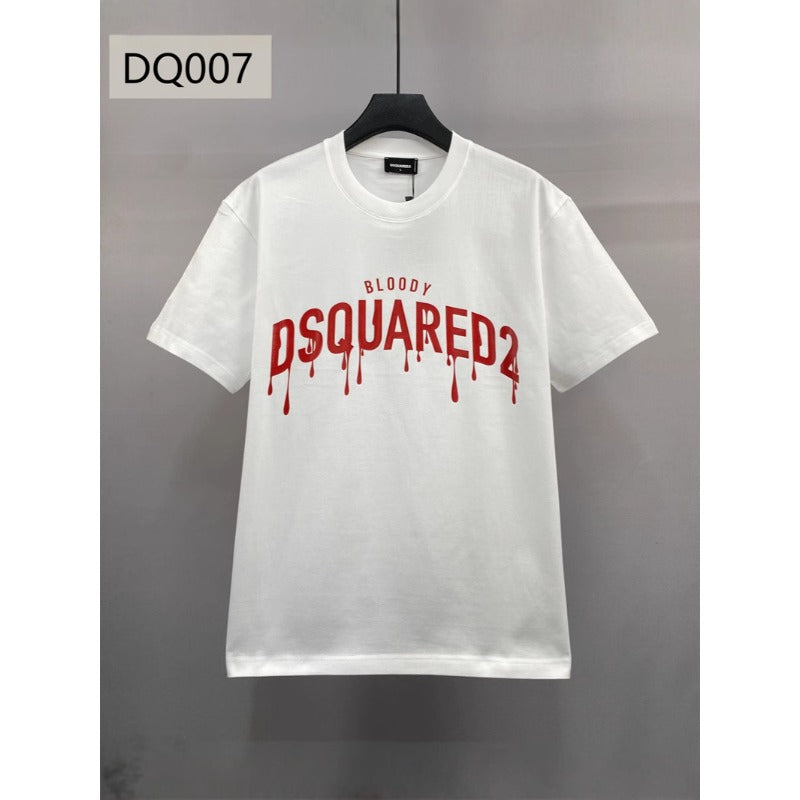 DSQ2 T Shirts small letter flower tide brand
