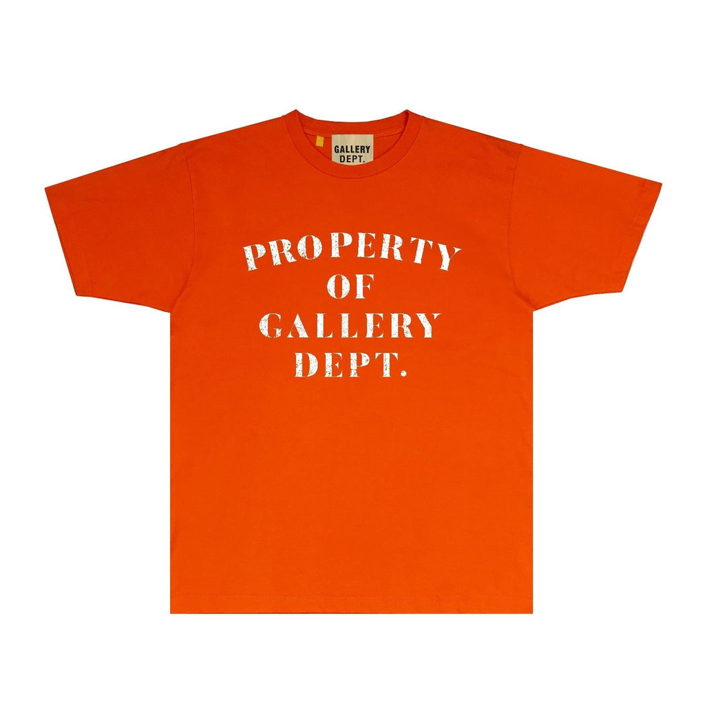 Gallery Dept T Shirt Retro Printed Loose Short-Sleeved Shirt (part2)