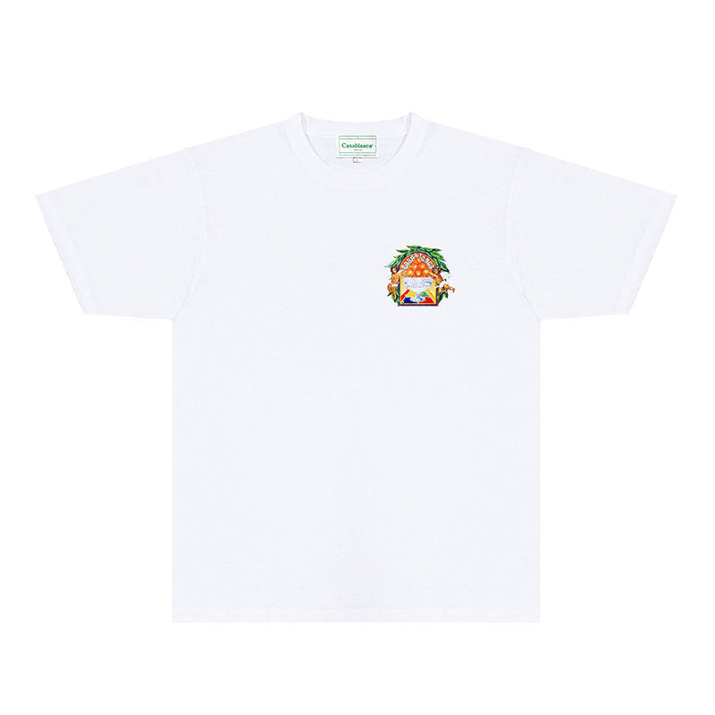 Casablanca T Shirts Fashion Print Street
