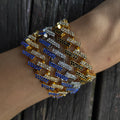 Bracelet Hip Hop Cuban Chain 15mm Full Diamond Bar Bracelet hiphop St. Valentine's Spectrum
