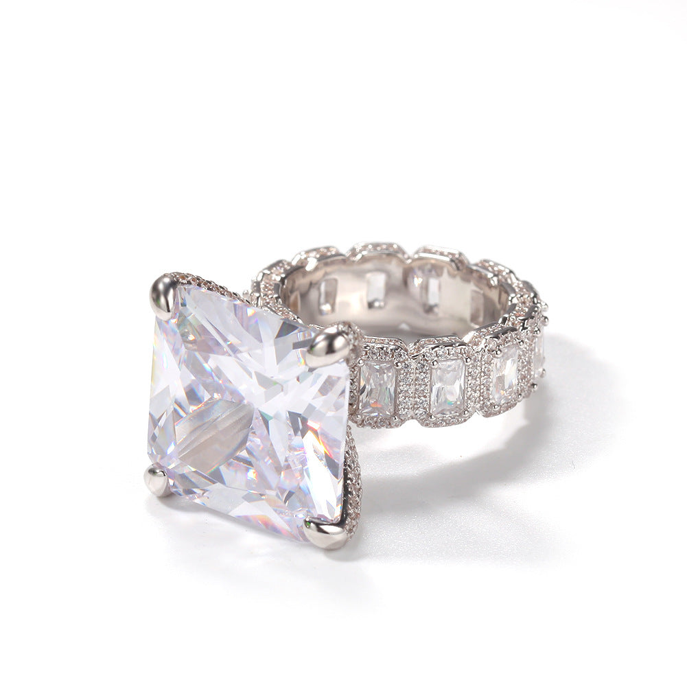 Rings Zircon Ring Vintage Hip Hop St. Valentine's