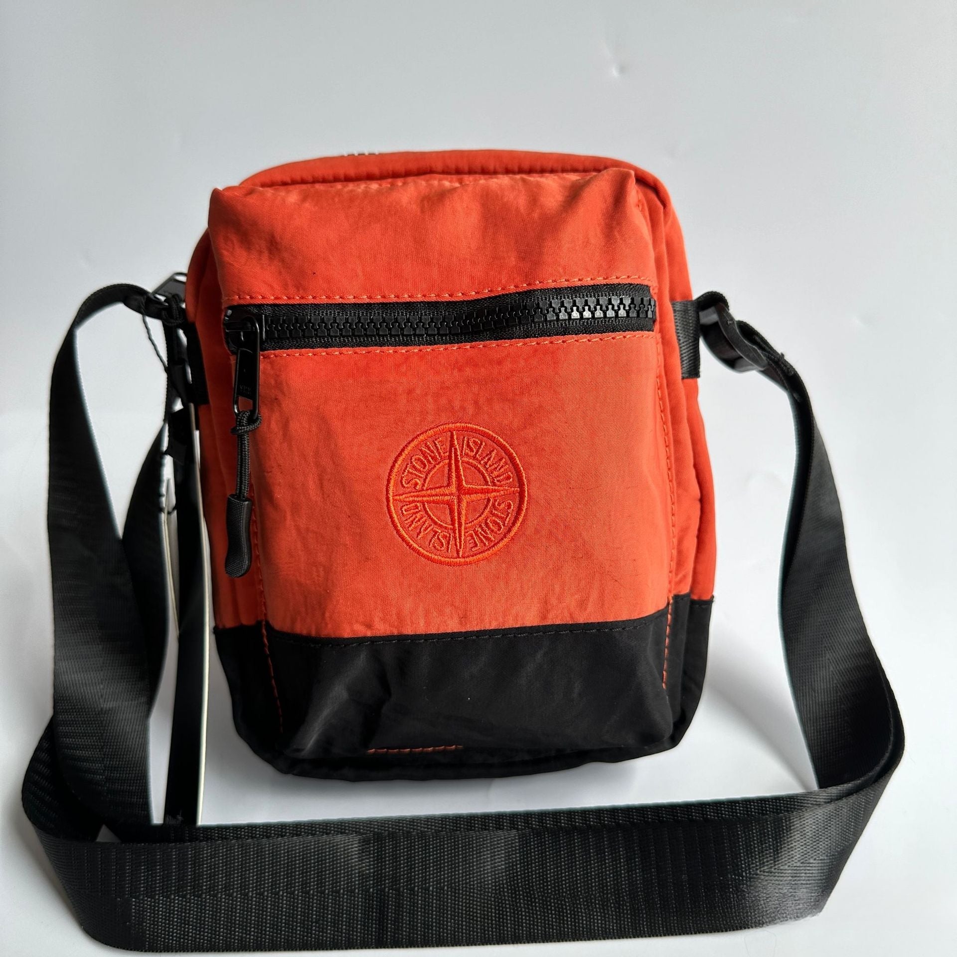 Mens Casual Bags STONE Splicing Embroidery Men's Nylon pouch bag Crossbody shoulder bag