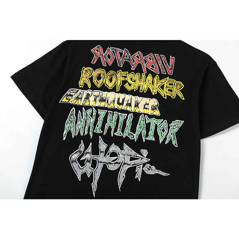 Travis Scott T Shirts Cactus Jack x Utopia Utopia joint short sleeve