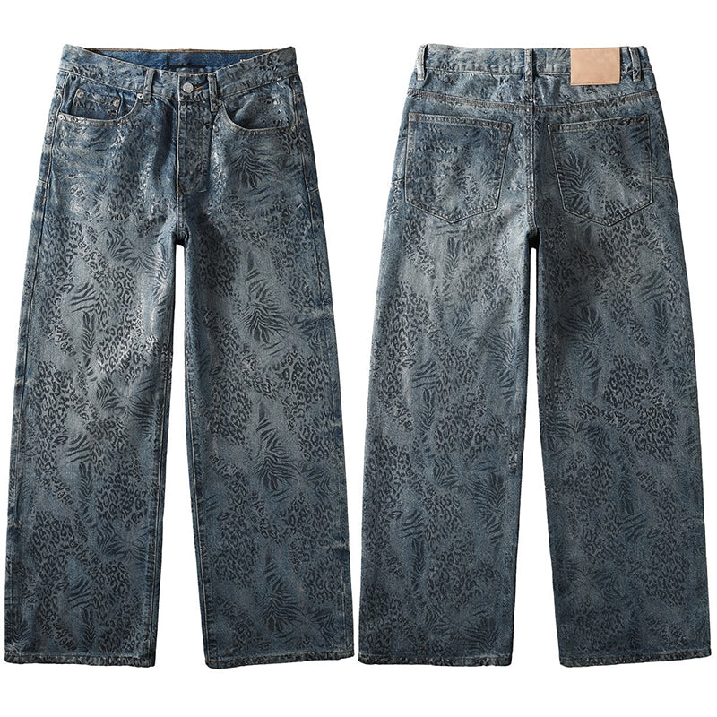 Mens trendy purple jeans, 100% cotton Jeans Rhinestones #100