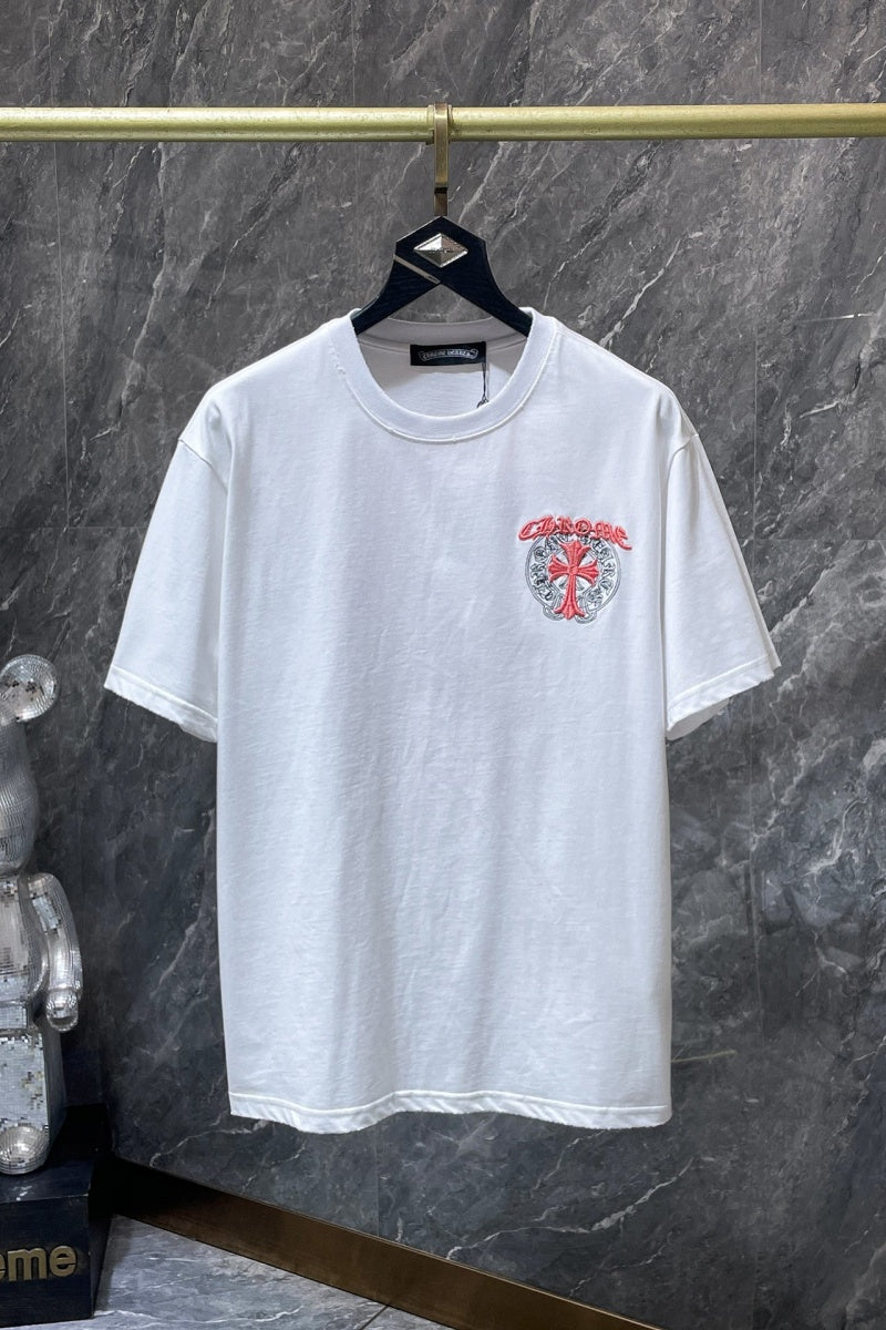 Chrome heart T shirts High-quality 100% cotton streetwear