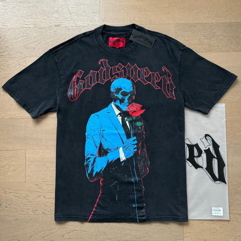 Godspeed T-Shirt Retro Fantasy Pattern