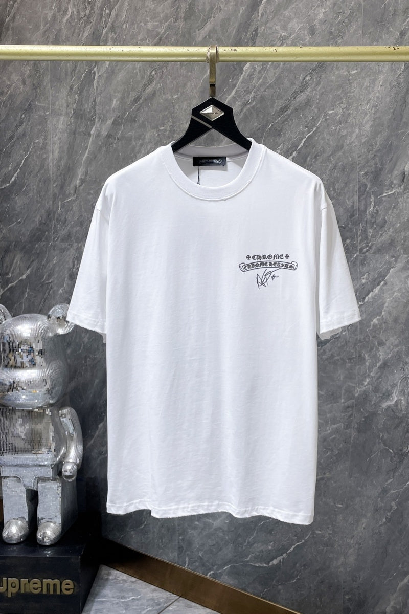 Chrome heart T shirts High-quality 100% cotton streetwear