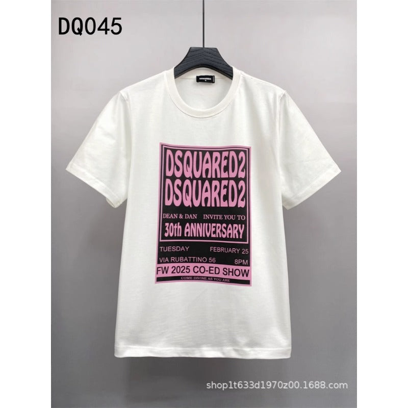 DSQ2 T Shirts Letter Print Base