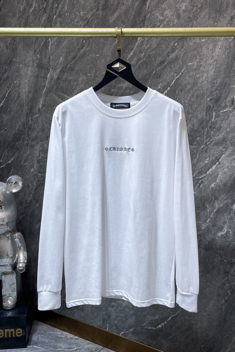 Chrome heart Long Sleeve Shirts High-quality 100% cotton streetwear
