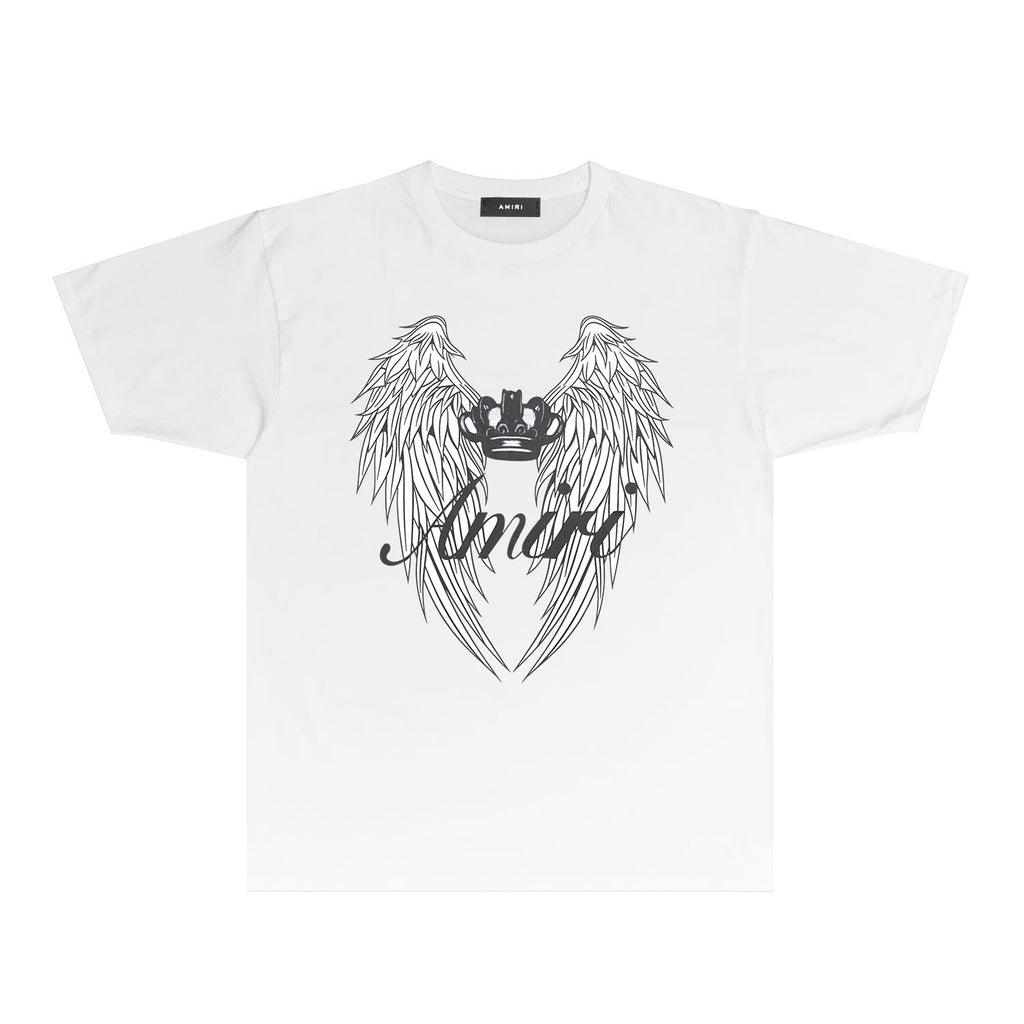 Amiri T Shirts Printed Trendy Pure Cotton
