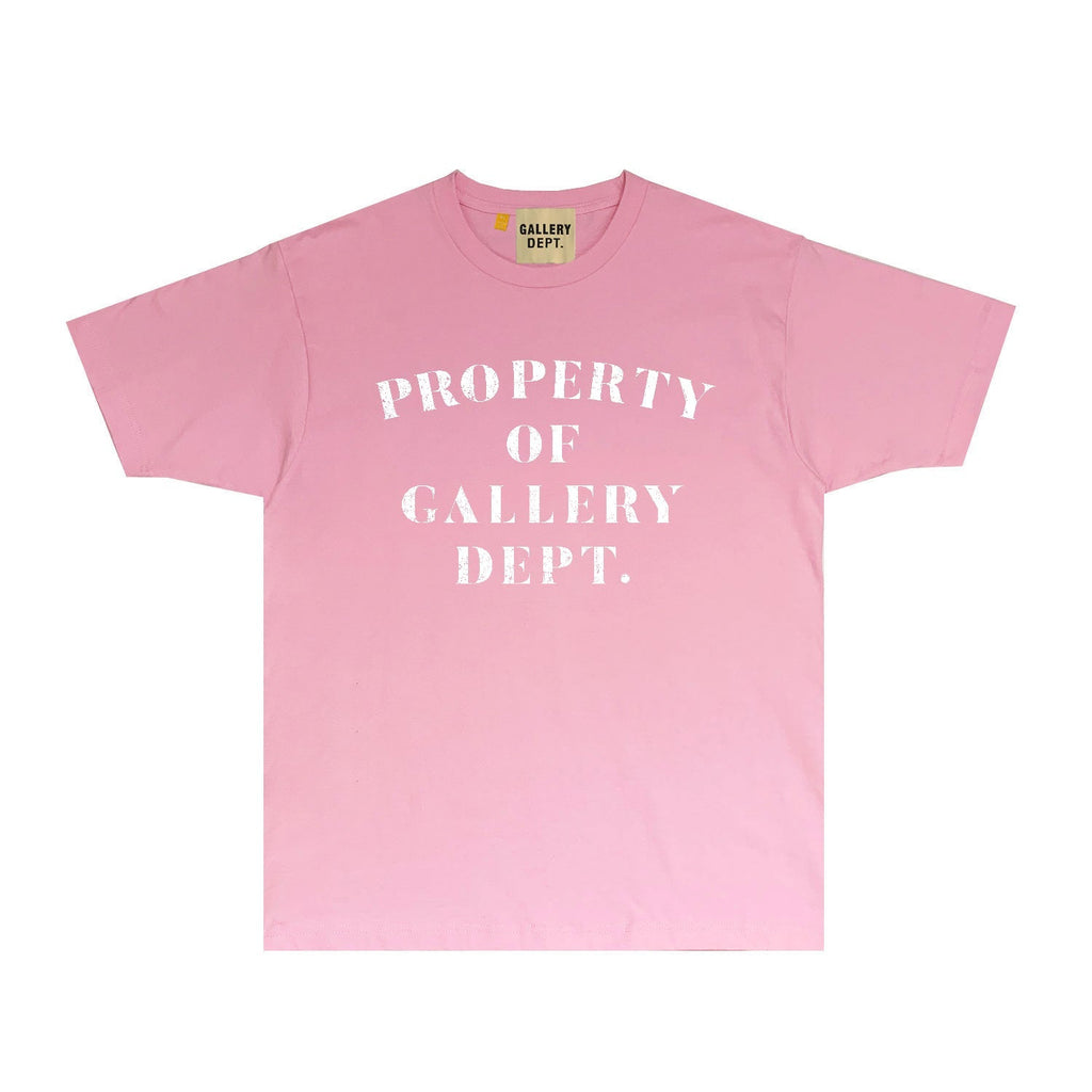 Gallery Dept T Shirt Retro Printed Loose Short-Sleeved Shirt (part2)