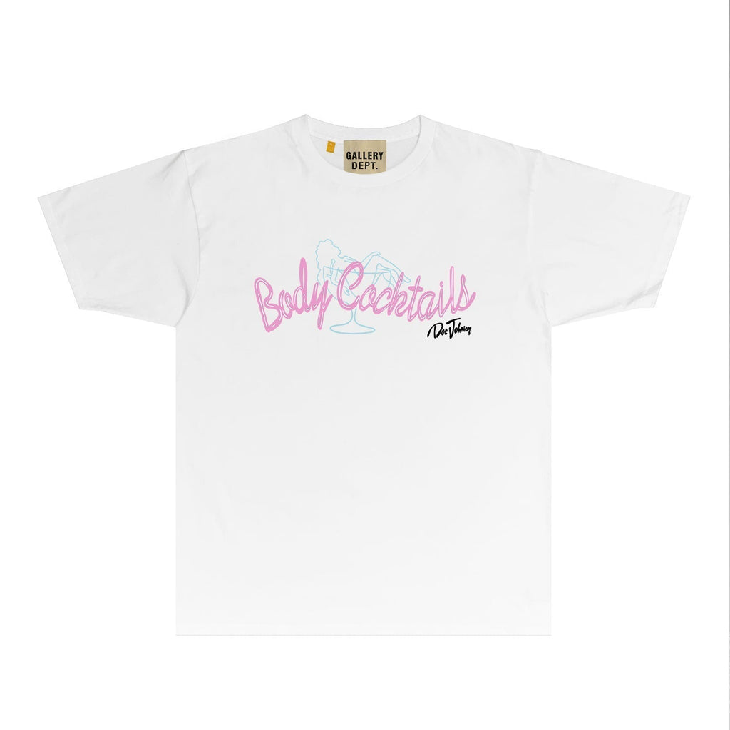 Gallery Dept T Shirt Retro Printed Loose Short-Sleeved Shirt (part2)