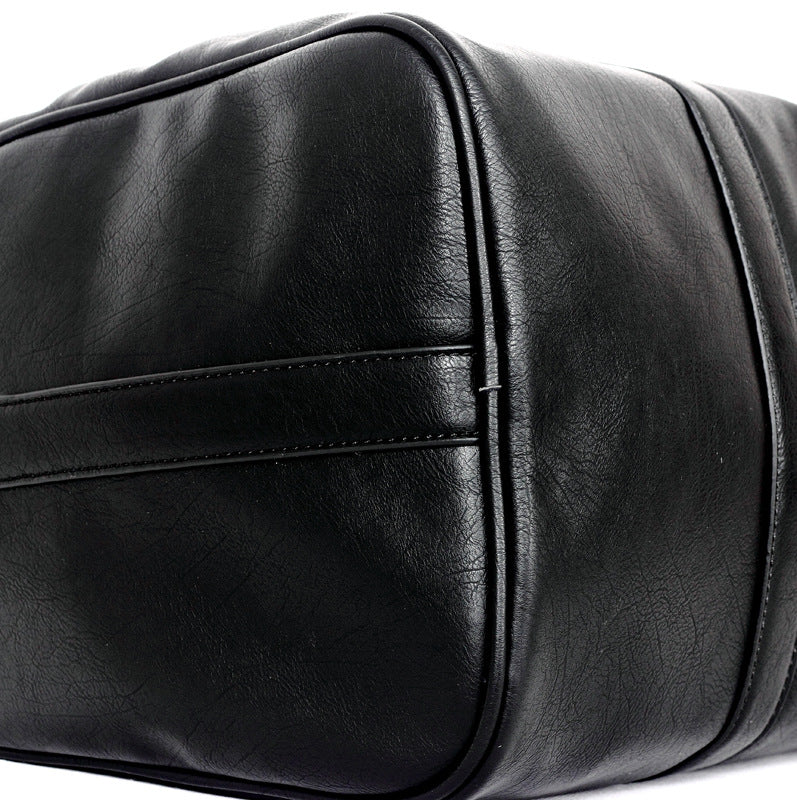 Leather duffel bag men's travel bag large capacity portable messenger bag casual