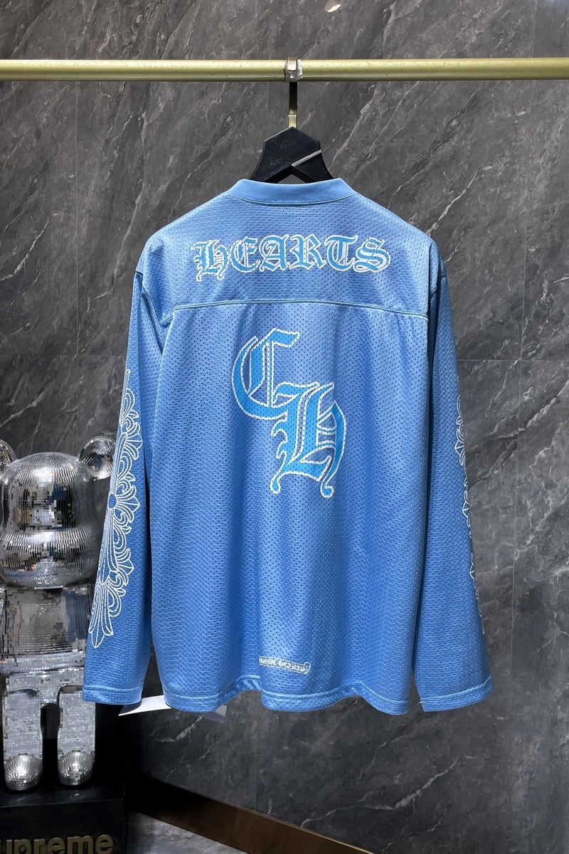 Chrome heart Long Sleeve Shirts High-quality 100% cotton streetwear