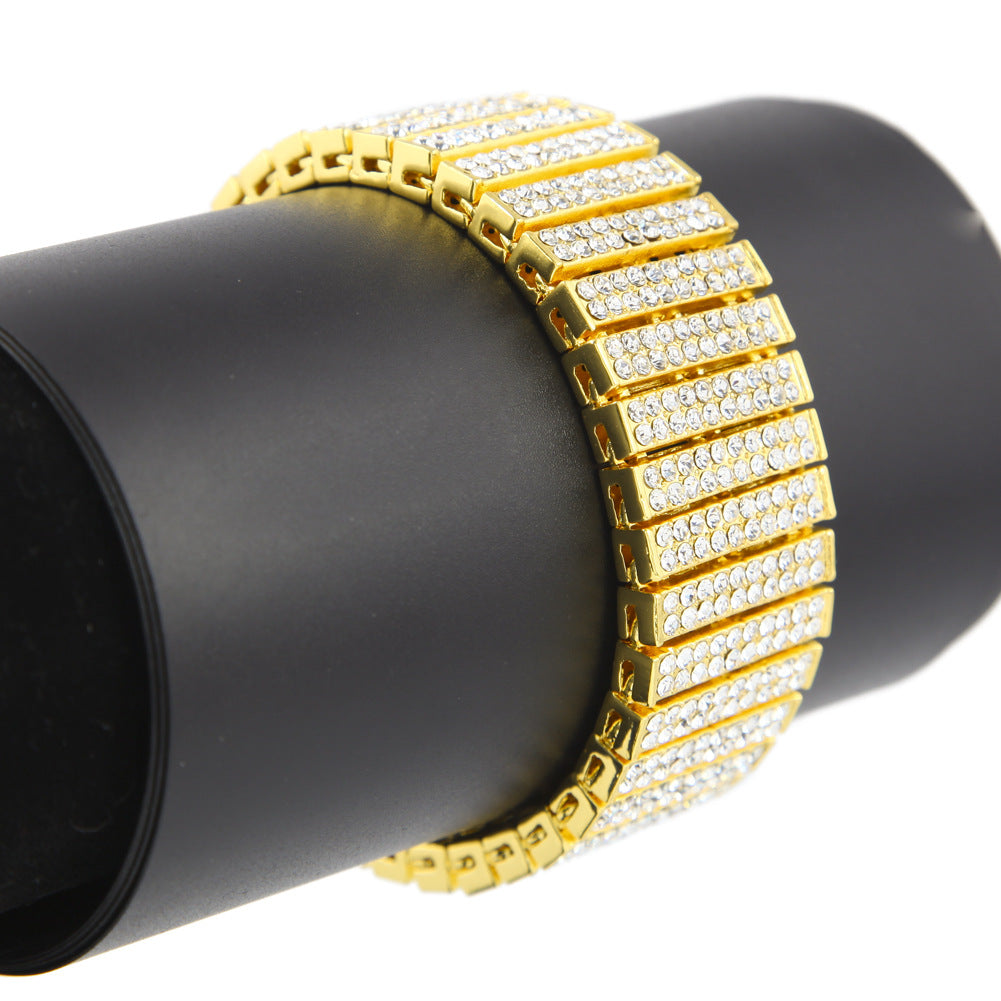 Bracelet Punk Hip Hop Premium Bracelet Diamond Bracelet Spectrum St. Valentine's