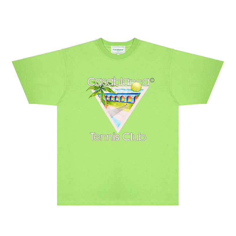 Casablanca T Shirts Fashion Print Street