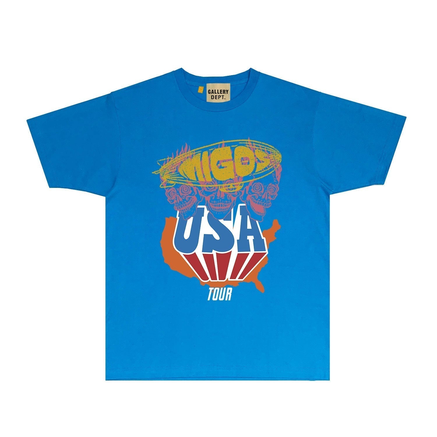 Gallery Dept T Shirt Retro Printed Loose Short-Sleeved Shirt (part2)