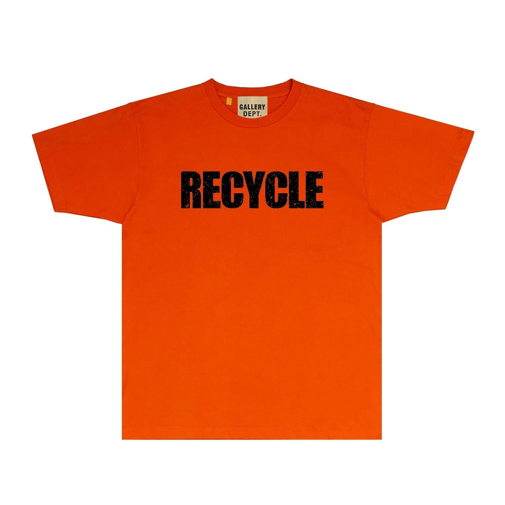 Gallery Dept T Shirt Retro Printed Loose Short-Sleeved Shirt (part2)