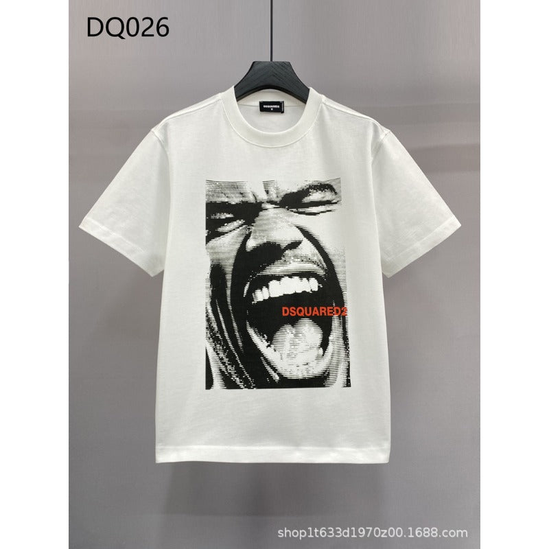 DSQ2 T Shirts emoji print