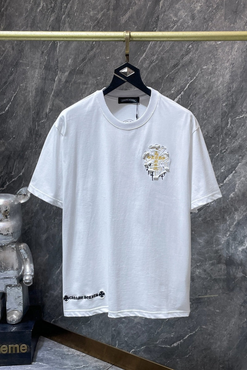 Chrome heart T shirts High-quality 100% cotton streetwear