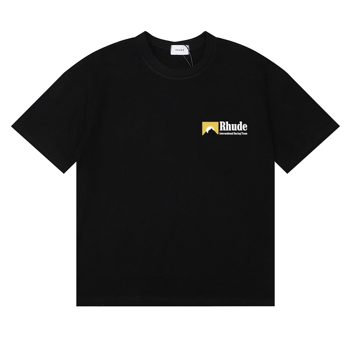 Rhude T Shirts International Racing Team Simple Cotton Short Sleeve Men and Women