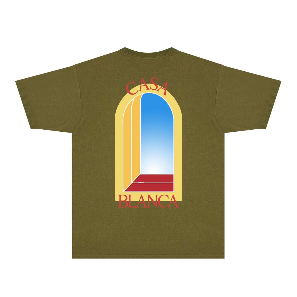 Casablanca T Shirts Fashion Print Street