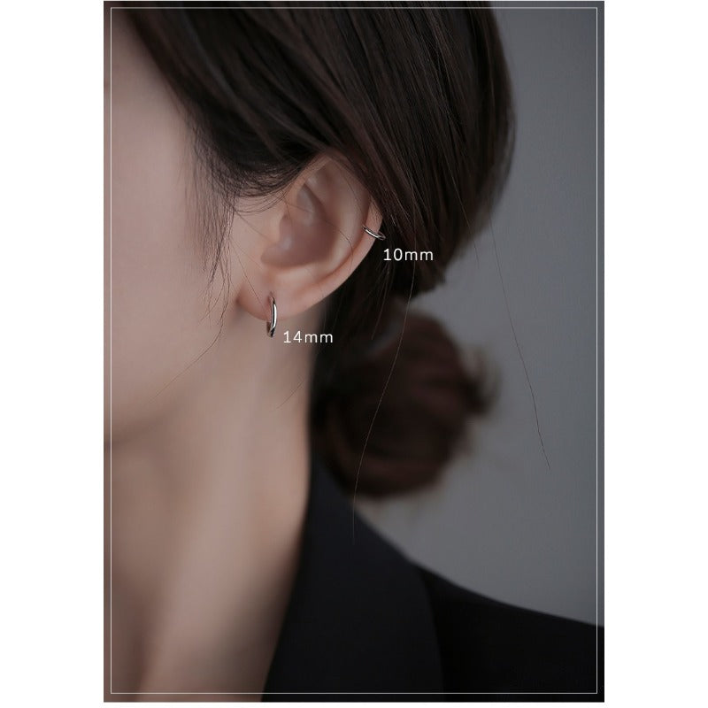 Ear hole earrings Women's bone rings Earrings Ear buckles Advanced sense