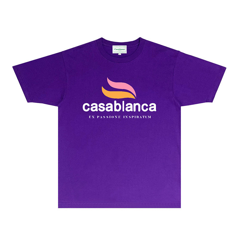 Casablanca T Shirts Fashion Print Street