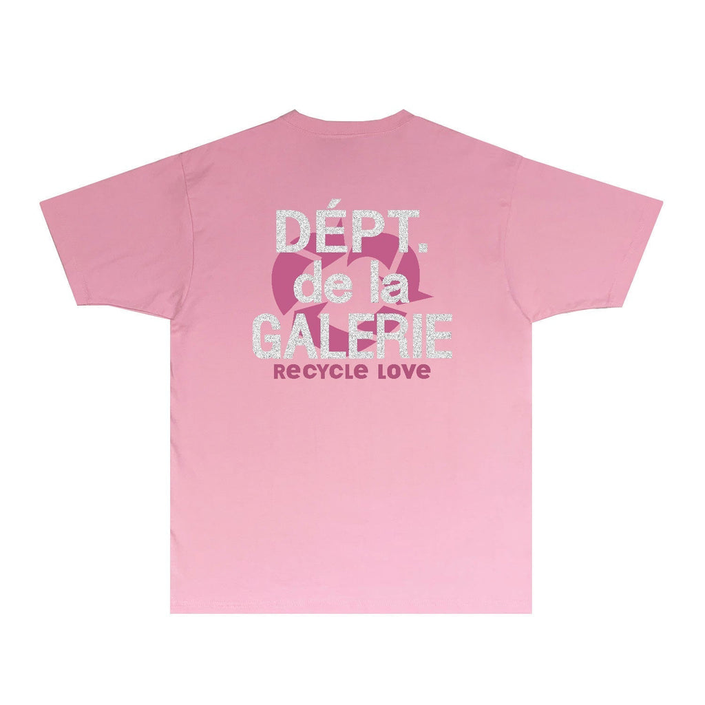 Gallery Dept T Shirt Retro Printed Loose Short-Sleeved Shirt (part2)