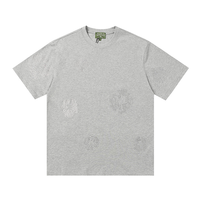 Denim Tears T Shirts Rhinestones