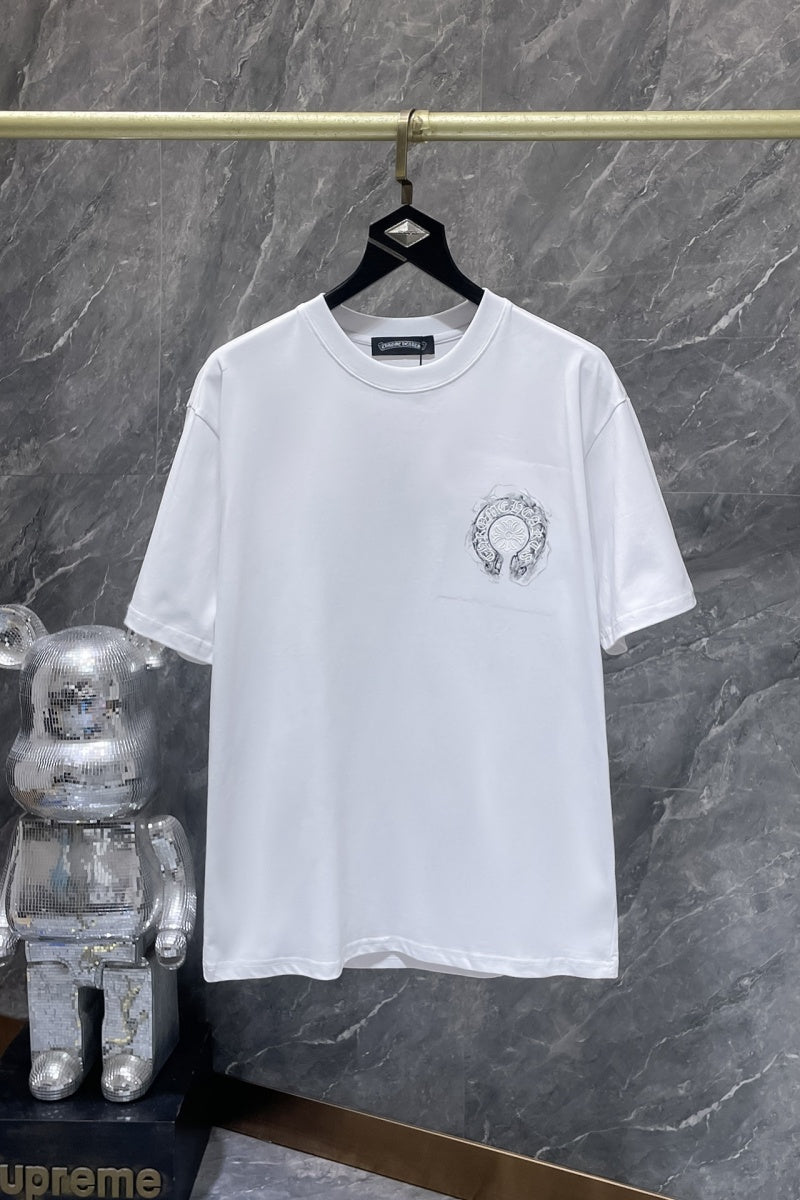 Chrome heart T shirts High-quality 100% cotton streetwear