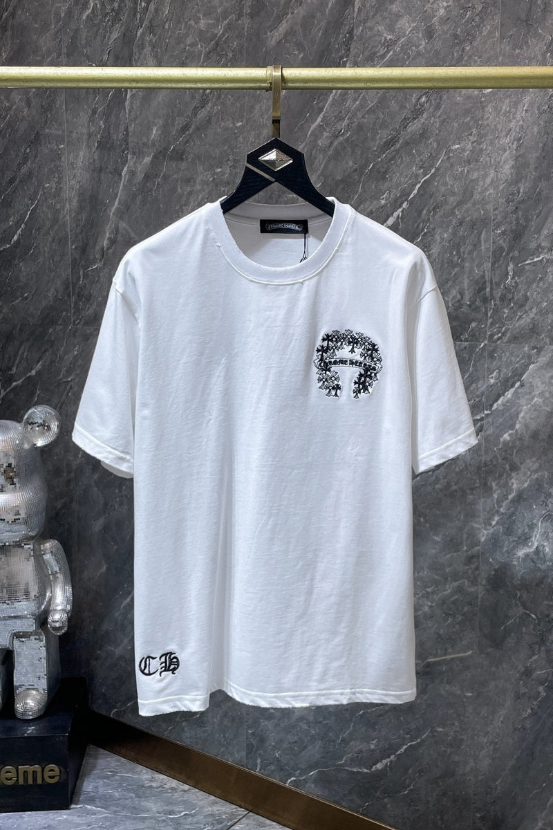 Chrome heart T shirts High-quality 100% cotton streetwear