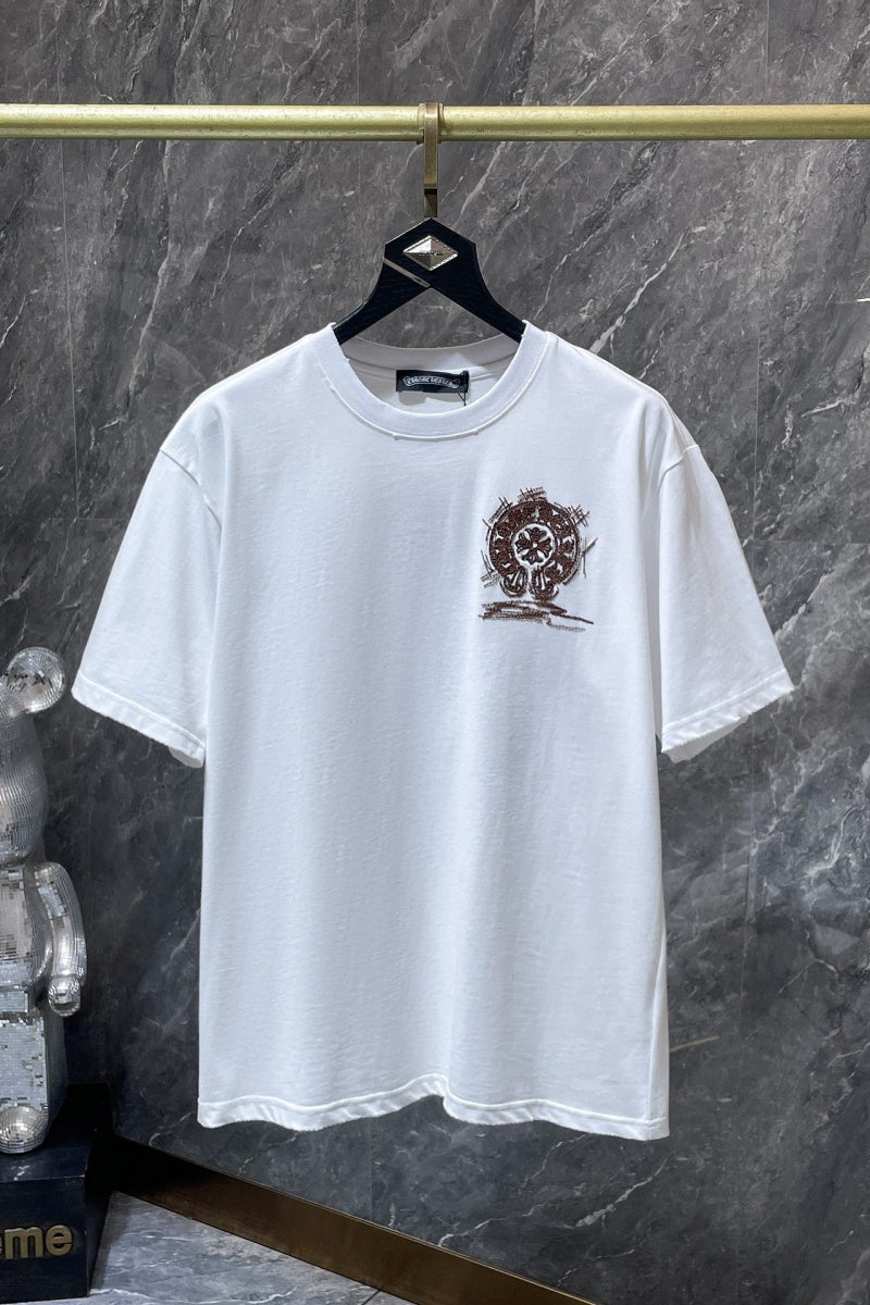Chrome heart T shirts High-quality 100% cotton streetwear