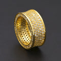 Rings Hip Hop Ring 18K Gold with Diamonds St. Valentine's Spectrum