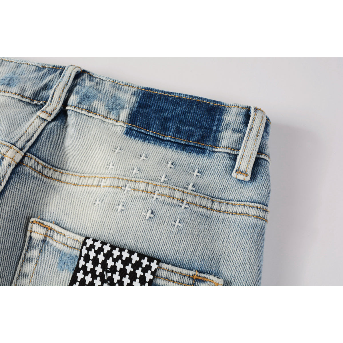 KSUBI Jeans Men's Straight High Street Pants
