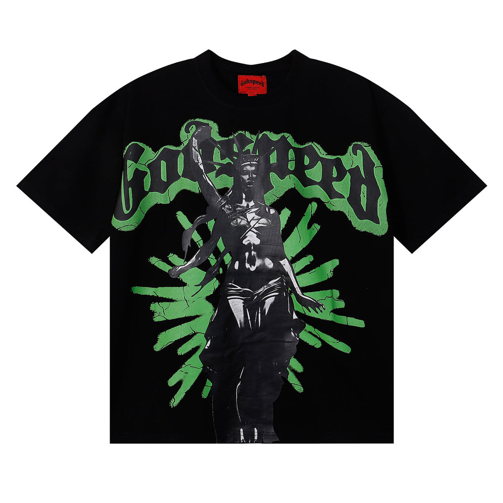 Godspeed T Shirts Mosaic Free Muse Printed Cotton Casual Short Sleeves Men and Women
