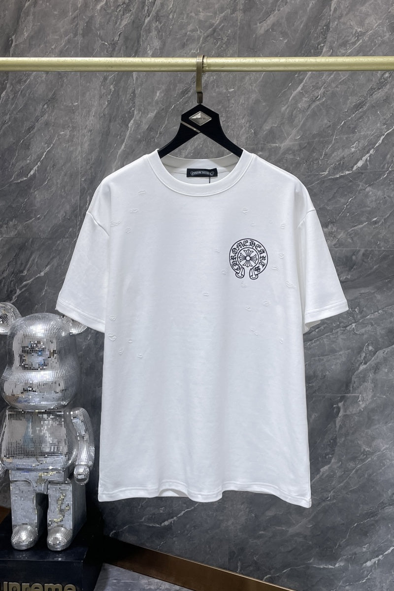 Chrome heart T shirts High-quality 100% cotton streetwear