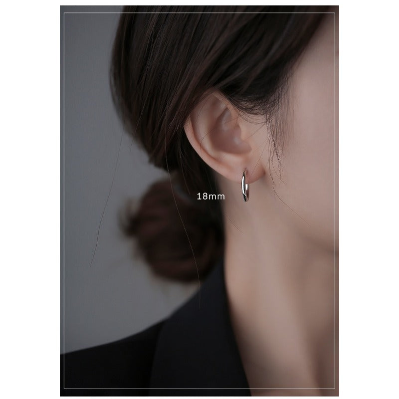 Ear hole earrings Women's bone rings Earrings Ear buckles Advanced sense