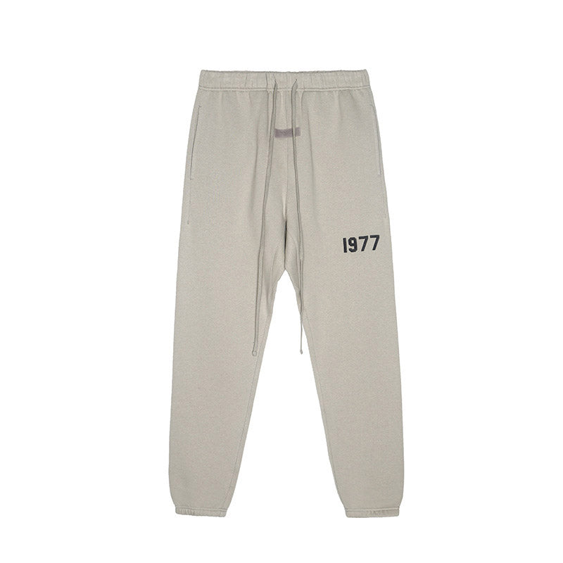 Fog Essentials Sweatpants Unisex ?¡¥1977?¡¥ Loose Fleece Sweatpants