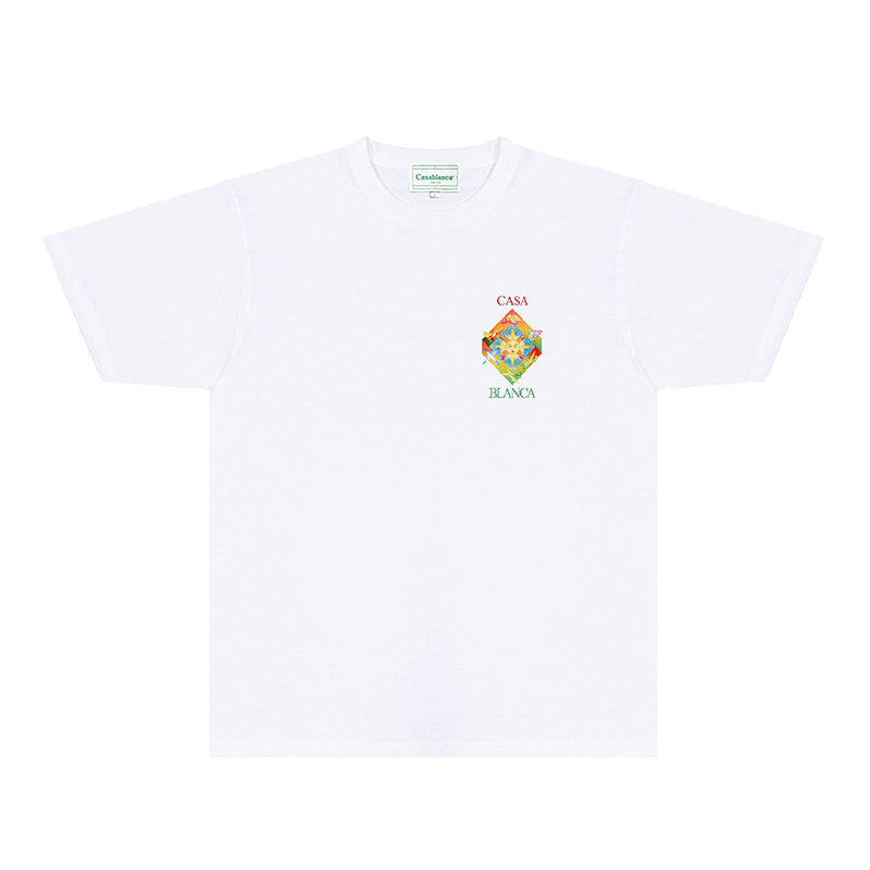 Casablanca T Shirts Fashion Print Street