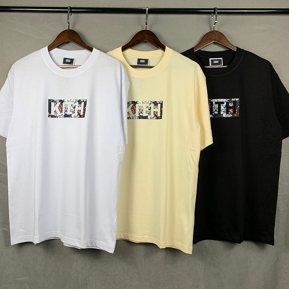 Kith T-Shirt Floral Classic Box Logo Tee