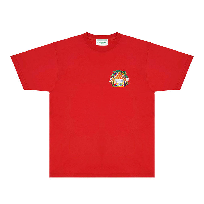 Casablanca T Shirts Fashion Print Street